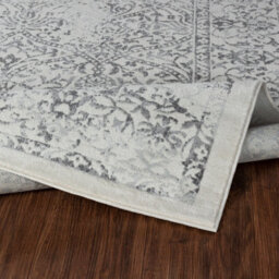 Livabliss Floransa-Vintage Charcoal Ivory Grey Traditional Boho Living Dining Bedroom Rug 160 X 215 Cm Easy Care, Non Shedding - thumbnail 4
