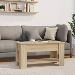 Berkfield Coffee Table Sonoma Oak 101X49X52 Cm Engineered Wood - thumbnail 8