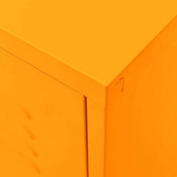 Berkfield Tv Cabinet Mustard Yellow 105X35X50 Cm Steel - thumbnail 8
