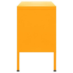 Berkfield Tv Cabinet Mustard Yellow 105X35X50 Cm Steel - thumbnail 4