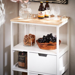 Sobuy Fkw111-Nw, Kitchen Trolley Cart Kitchen Storage Trolley Serving Trolley,w53Xd37Xh89.5 - thumbnail 6