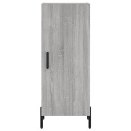 Berkfield Highboard Grey Sonoma 34.5X34X180 Cm Engineered Wood - thumbnail 6