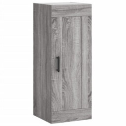 Berkfield Highboard Grey Sonoma 34.5X34X180 Cm Engineered Wood - thumbnail 8