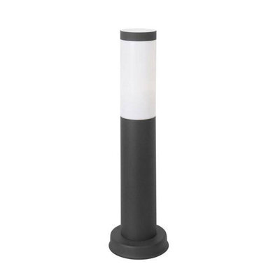 Luminosa Lighting Luminosa Koral 1 Light Outdoor Bollard Light Urban Grey Ip55 - image 1