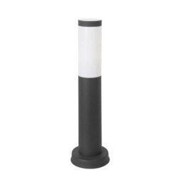 Luminosa Lighting Luminosa Koral 1 Light Outdoor Bollard Light Urban Grey Ip55 - thumbnail 1
