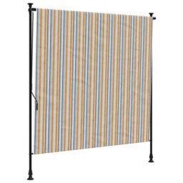 Walplus Outdoor Roller Blind Yellow And White 150X270 Cm Fabric&steel - thumbnail 2