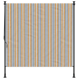 Walplus Outdoor Roller Blind Yellow And White 150X270 Cm Fabric&steel - thumbnail 3
