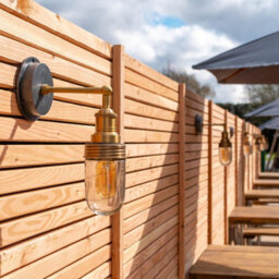 Industville Brooklyn Outdoor & Bathroom Wall Light, Brass Holder, Brass Ring - thumbnail 6