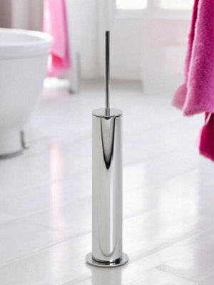 Showerdrape Belgravia Chrome Toilet Brush & Holder - image 1