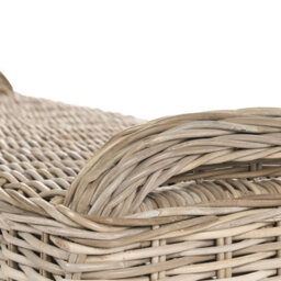 Beliani Garden Ottoman Susua 140 Cm Rattan Natural - thumbnail 6