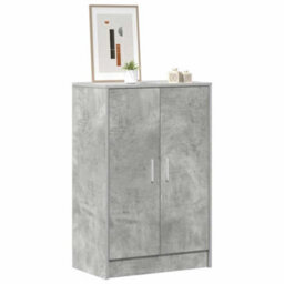 Berkfield Modern Shoe Cabinet Concrete Grey 60X35X92 Cm Engineered Wood - thumbnail 3