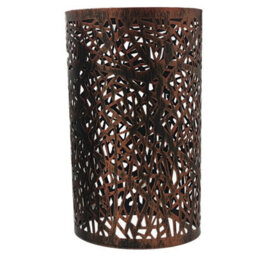 Easy Fit Rustic Red Wire Cage Frame Open Style Pendant Light Shade Metal Cage Drum Lampshade Ceiling Pendant Lamp