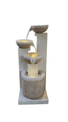 Outdoor Living UK Diablo Pour Contemporary Water Feature With Solar Kit - image 1