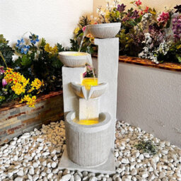 Outdoor Living UK Diablo Pour Contemporary Water Feature With Solar Kit - thumbnail 5