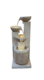 Outdoor Living UK Diablo Pour Contemporary Water Feature With Solar Kit - thumbnail 1