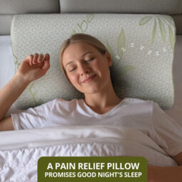 istyle mode Bamboo Contour Memory Pillow Orthopedic Cervical Support For Neck & Shoulder 40X60Cm - thumbnail 7