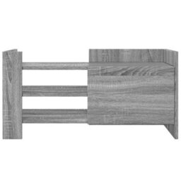 Berkfield Tv Cabinet Grey Sonoma 80X35X40 Cm Engineered Wood - thumbnail 4