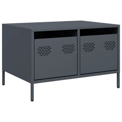 Berkfield Industrial Tv Cabinet Anthracite 68X50X43.5 Cm Cold-Rolled Steel - image 1