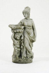 Stone Cast Mother & Child Garden Statue Ornament - thumbnail 2
