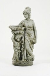 Stone Cast Mother & Child Garden Statue Ornament - thumbnail 1