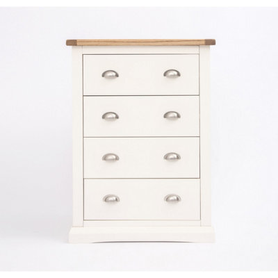 Cabinet Bits Cosenza 4 Drawer Chest Of Drawers Chrome Cup Handle - image 1