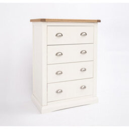 Cabinet Bits Cosenza 4 Drawer Chest Of Drawers Chrome Cup Handle - thumbnail 2