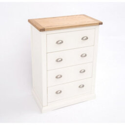 Cabinet Bits Cosenza 4 Drawer Chest Of Drawers Chrome Cup Handle - thumbnail 3