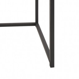 Beliani Home Office Desk Pembro Dark Brown 120 Cm 55 Cm - thumbnail 7