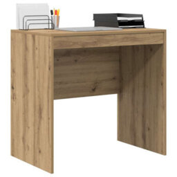 Berkfield Modern Desk Artisan Oak 80X50X76 Cm Engineered Wood - thumbnail 3