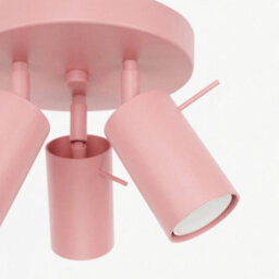 Sollux Lighting Ring Steel Pink 3 Lights Modern Ceiling Lamps - thumbnail 7