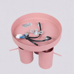 Sollux Lighting Ring Steel Pink 3 Lights Modern Ceiling Lamps - thumbnail 4
