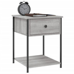 Berkfield Bedside Tables 2 Pcs Grey Sonoma 44X45X58 Cm Engineered Wood - thumbnail 4