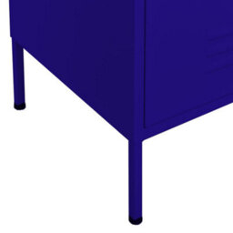 Berkfield Storage Cabinet Navy Blue 80X35X101.5 Cm Steel - thumbnail 6