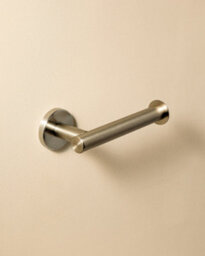 Cosmic Toilet Roll Holder, Brushed Stainless Steel, Wall-Mounted. Collection Architect S+