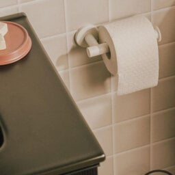 Cosmic Toilet Roll Holder, Brushed Stainless Steel, Wall-Mounted. Collection Architect S+ - thumbnail 5