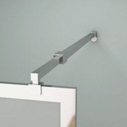 Royal Bathrooms Luxor 2 Sided Walk In Wet Room Fluted Shower Enclosure With 1200 X 800mm Stone Tray & Chrome Frame 8mm Easy Clean Glass - thumbnail 7
