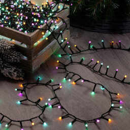 Festive Indoor & Outdoor 5Ft Christmas Tree Lights 520 Aurora Leds - thumbnail 3