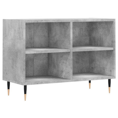 Berkfield Sturdy Tv Cabinet Concrete Grey 69.5X30X50 Cm Engineered Wood - image 1