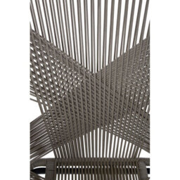 Orsina Rattan Effect Chair, Easy To Clean Outdoor Chair, Arm & Backrest Rattan Armchair - thumbnail 7
