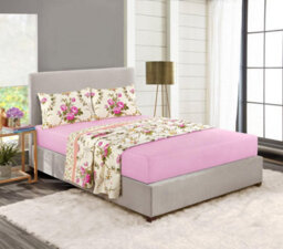 Kampala Hill Olivia Brushed Cotton Flannelette Floral Sheet Set - thumbnail 2