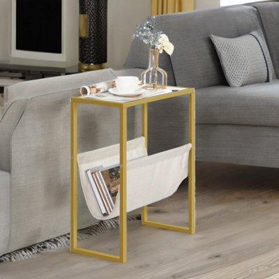 Rafaelo Mobilia Sofa End Table With Fabric Magazine Holder - image 1