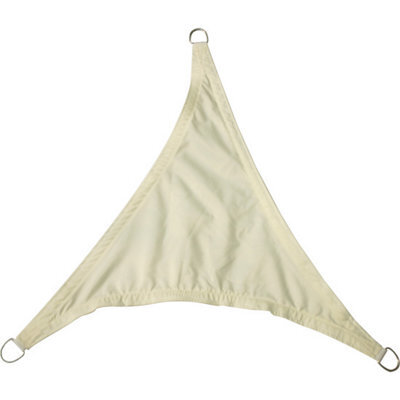 Sundaze 2X2X2M Triangle Cream Sun Shade Sail Outdoor Garden Patio Sunscreen Uv Block With Free Rope - image 1