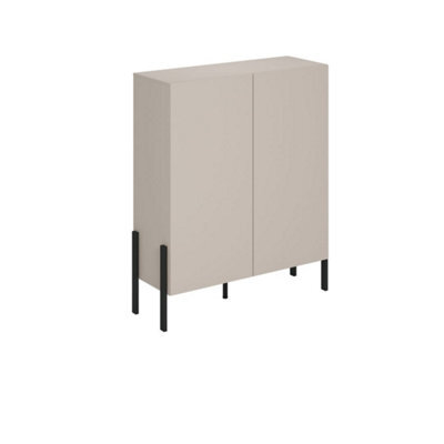 Arte Modern Yukon 42 Highboard Cabinet 1140mm In Cashmere - Vertical Storage Solution H1350mm D400mm - image 1
