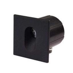 Luminosa Lighting Luminosa Rovato Outdoor Recessed Wall Lamp Black 4000K Neutral White Ip65