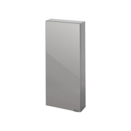 GoodHome Imandra Compact Gloss Anthracite Bathroom Single Wall Cabinet (H)90Cm (W)4Cm - thumbnail 1