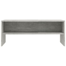 Berkfield Tv Cabinet Concrete Grey 100X40X40 Cm Engineered Wood - thumbnail 4