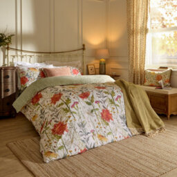 Voyage Maison Voyage Delamere 100% Cotton Reversible Duvet Cover Set, Multicolour, King - thumbnail 1