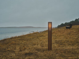 Nordlux Aludra Outdoor Aluminium Garden Post Coastal/marine Safe Brown,mains