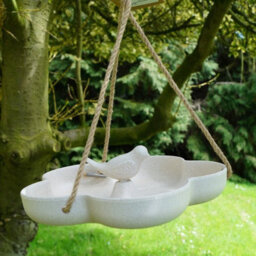 Satchville Earthy Sustainable Bamboo Bird Bath/feeder