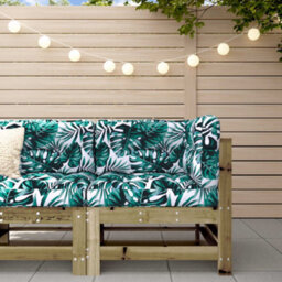 Berkfield Garden Corner Sofa Impregnated Wood Pine - thumbnail 1